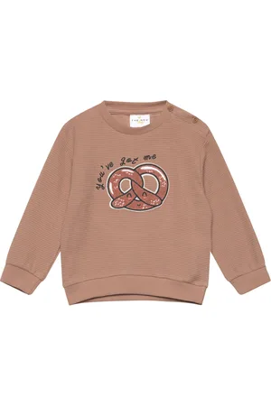 The New Tnshilmo Waffle Sweatshirt Tops Sweat-shirts & Hoodies Sweat-shirts Beige