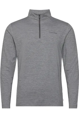 Calvin Klein Newport Half Zip Sport Sweat-shirts & Hoodies Fleeces & Midlayers Grey