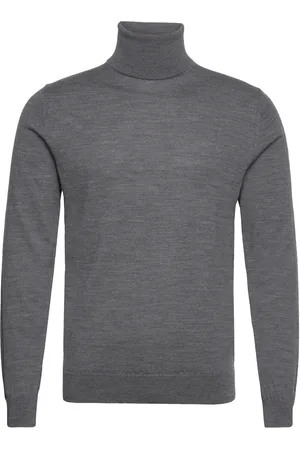 Reiss Caine Designers Knitwear Turtlenecks Grey