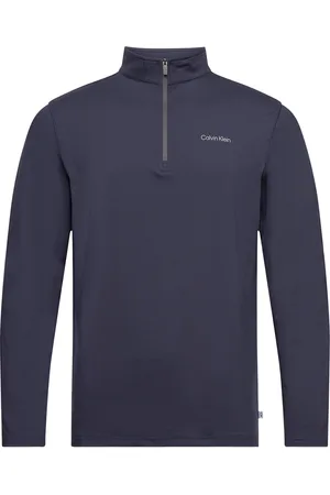 Calvin Klein Newport Half Zip Sport Sweat-shirts & Hoodies Fleeces & Midlayers Navy