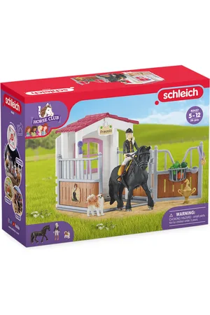 Schleich Horse Box With Horse Club Tori & Princess Toys Playsets & Action Figures Play Sets Multi/patterned