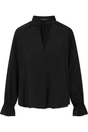 Naja Lauf Peggy Tops Blouses Long-sleeved Black