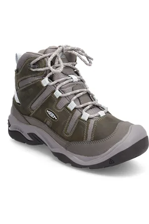 Keen Ke Ke Circadia Mid Wp W-Steel Grey-Cloud Blue Sport Sport Shoes Outdoor-hiking Shoes Grey