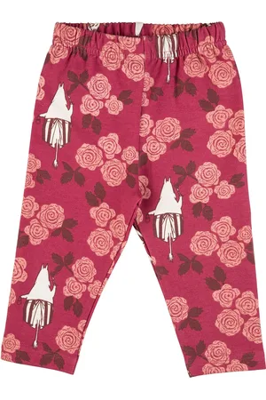 Mumin Inspiration Leggings Bottoms Leggings Pink