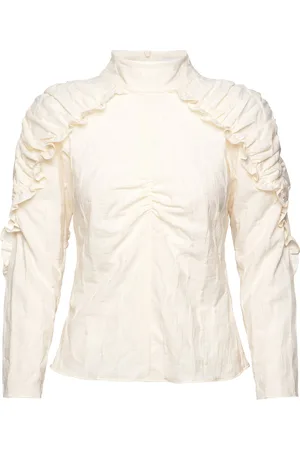 Hofmann Copenhagen Helene Designers Blouses Long-sleeved Cream