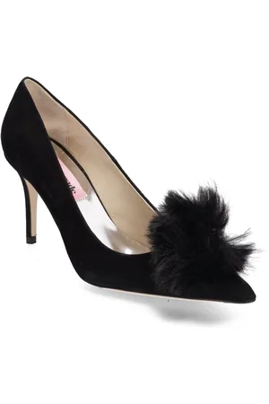 Custommade Aljo Suede Plush Shoes Heels Pumps Classic Black