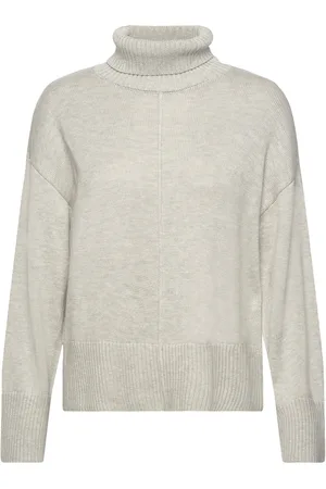 Levete Room Lr-Elaine Tops Knitwear Turtleneck Grey
