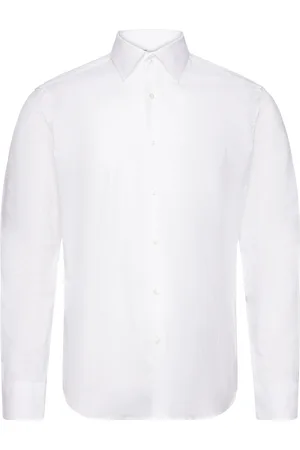 HUGO BOSS H-Joe-Kent-C1-214 Tops Shirts Tuxedo Shirts White