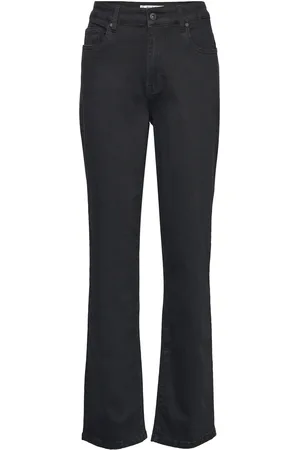 Pulz jeans Pzemma Hw Jeans Medium Straight Leg Bottoms Jeans Straight-regular Black