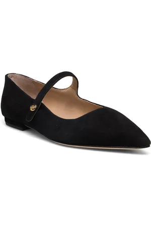 Ralph Lauren Londyn Suede Mary Jane Shoes Mary Jane Shoe Black