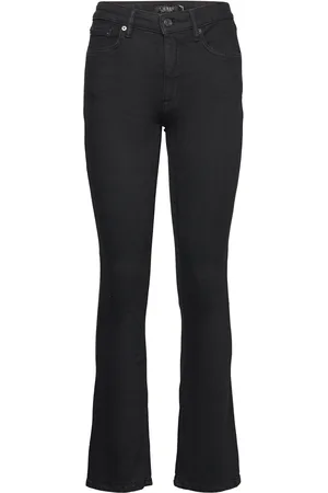 Ralph Lauren High-Rise Boot Jean Bottoms Jeans Boot Cut Black