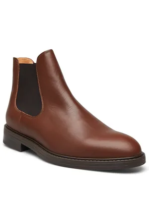 SELECTED Slhblake Leather Chelsea Boot Noos Chelsea-saappaat Bootsit Brown