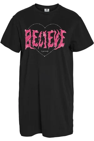 Noisy May Nmzodiac S/S Long Top Jrs Fwd Tops T-shirts & Tops Short-sleeved Black