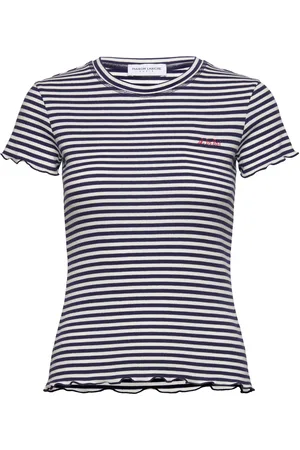 Maison Labiche Folies Oh La La Tops T-shirts & Tops Short-sleeved Navy