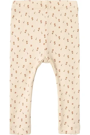 Lil Atelier Nbfgago Slim Legging Lil Noos Bottoms Leggings Beige