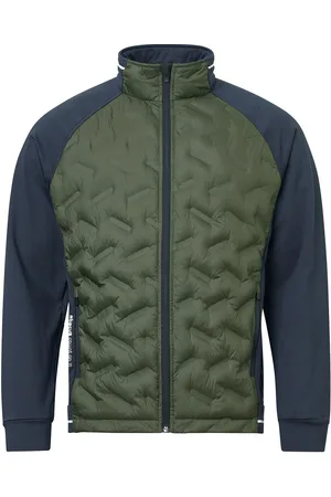 Abacus Mens Grove Hybrid Jacket Sport Jackets Quilted Jackets Green