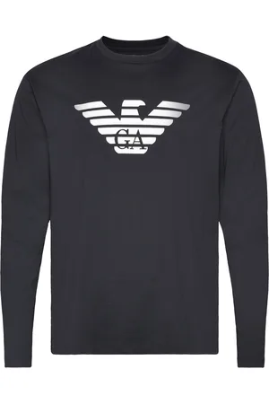Emporio Armani T-Shirt Designers T-shirts Long-sleeved Navy