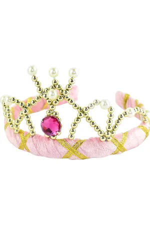 Den Goda Fen Velvet Tiara Toys Costumes & Accessories Costumes Accessories Pink