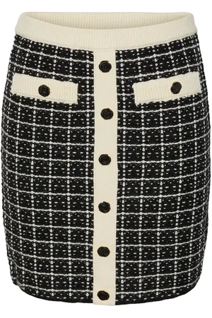 Y.A.S Livia Hmw Short Skirt Lyhyt Hame Black