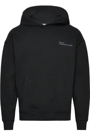 Black Halo Essential Hoodie Sport Sweat-shirts & Hoodies Hoodies Black