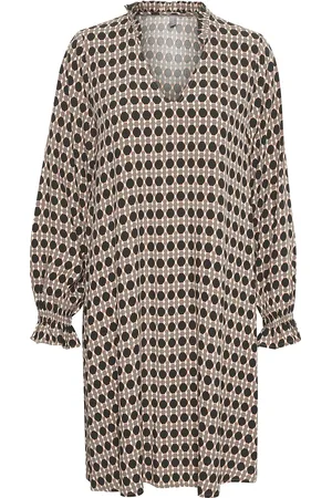 Culture Cubello Short Dress Polvipituinen Mekko Beige