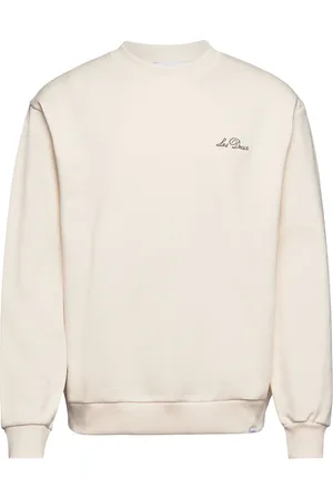 Les Deux Crew Sweatshirt Tops Sweat-shirts & Hoodies Hoodies Cream