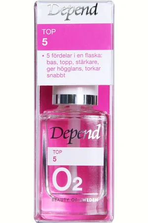 DEPEND COSMETIC Top 5 11Ml Beauty Women Nails Base & Top Coat Nude