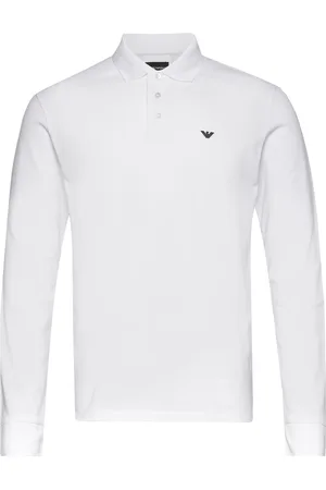 Emporio Armani Polo Shirt Designers Polos Long-sleeved White
