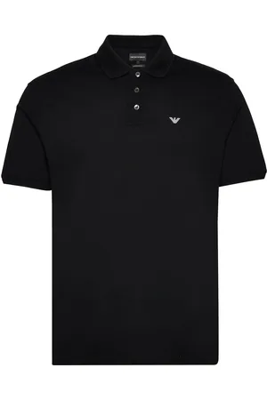 Emporio Armani Polo Shirt Designers Polos Short-sleeved Black
