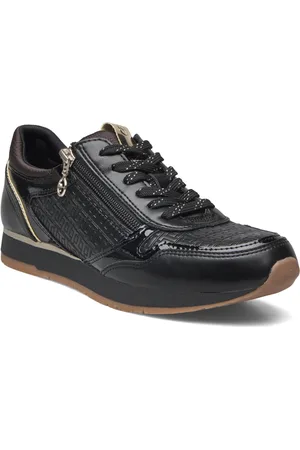 Tamaris Women Lace-Up Matalavartiset Sneakerit Tennarit Black