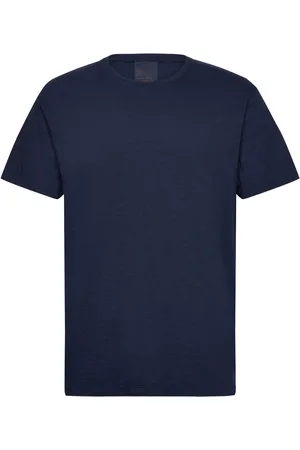 Nudie Jeans Roffe T-Shirt French Blue Designers T-shirts Short-sleeved Navy