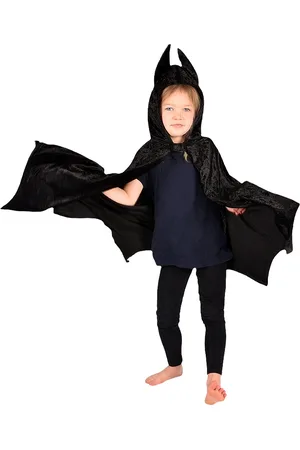 Den Goda Fen Bat Cape Toys Costumes & Accessories Character Costumes Black