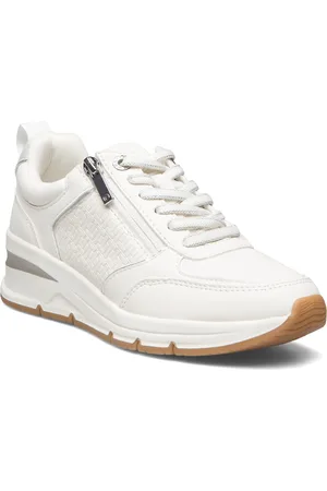Tamaris Women Lace-Up Matalavartiset Sneakerit Tennarit White