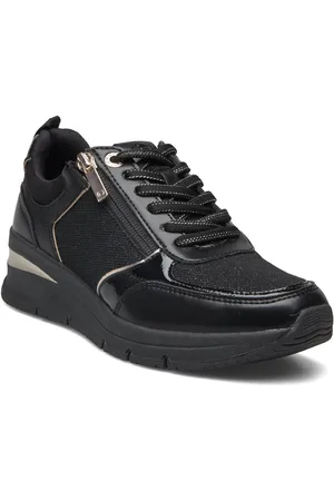 Tamaris Women Lace-Up Matalavartiset Sneakerit Tennarit Black