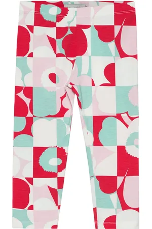 Marimekko Lairi Ruutu Unikko I Bottoms Leggings Multi/patterned