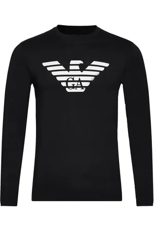 Emporio Armani T-Shirt Designers T-shirts Long-sleeved Black