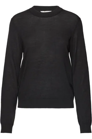 Holzweiler W. Merino Crew Designers Knitwear Jumpers Black