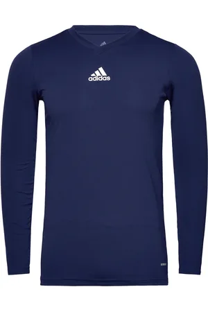 adidas Team Base Tee Y Sport T-shirts Long-sleeved T-shirts Navy