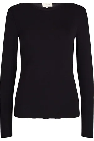 Levete Room Lr-Ika Tops T-shirts & Tops Long-sleeved Black