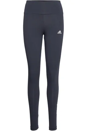 adidas W Lin Leg Bottoms Leggings Blue