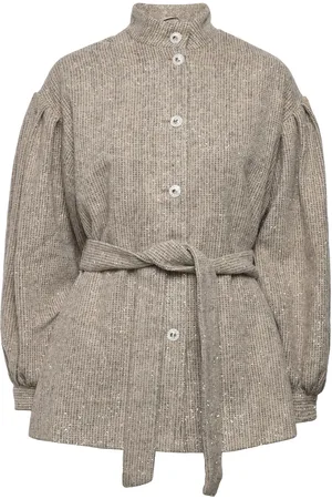 Bruuns Bazaar Bergeniabbmaddi Jacket Villakangastakki Beige