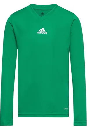 adidas Team Base Tee Y Sport T-shirts Long-sleeved T-shirts Green