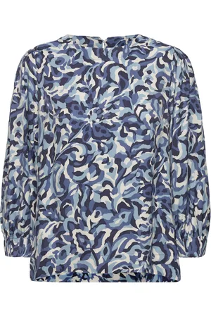 Masai Mabrisa Tops Blouses Long-sleeved Blue