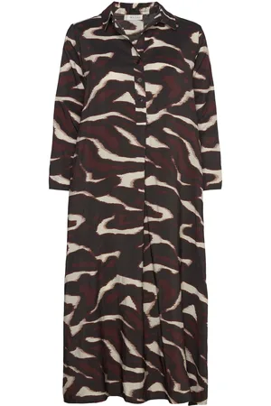 Masai Manikkini Dresses Shirt Dresses Brown