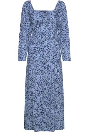 Lindex Dress Rosie Maksimekko Juhlamekko Blue