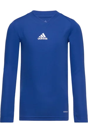 adidas Team Base Tee Y Sport T-shirts Long-sleeved T-shirts Blue