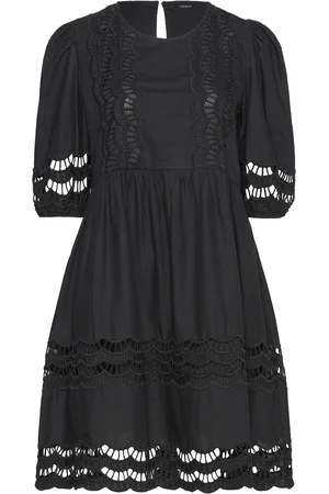 Lindex Dress Klara Lyhyt Mekko Black