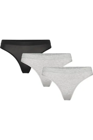 Lindex Brief Thong Reg Sally Seamles Stringit Alusvaatteet Grey