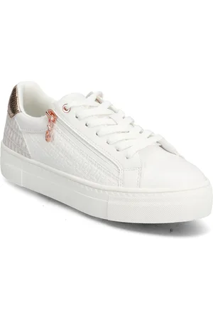 Tamaris Women Lace-Up Matalavartiset Sneakerit Tennarit White