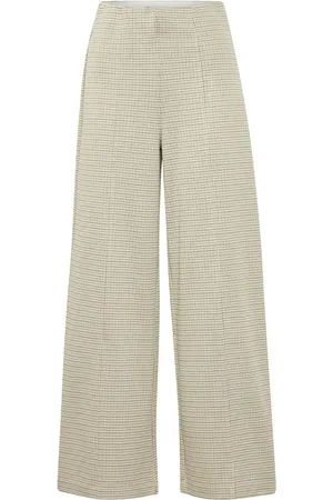 Ichi Ihkate Cameleon Pa2 Bottoms Trousers Wide Leg Cream